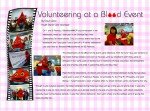 Volunteering at a Blood Event1